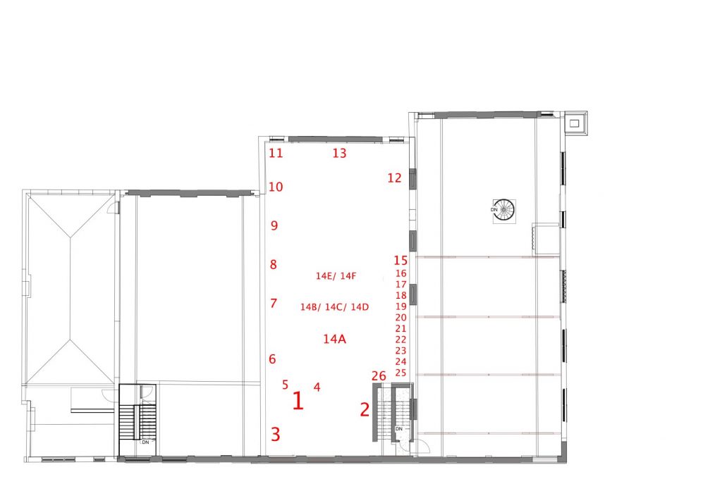 317-005 - Existing Second Floor Plan