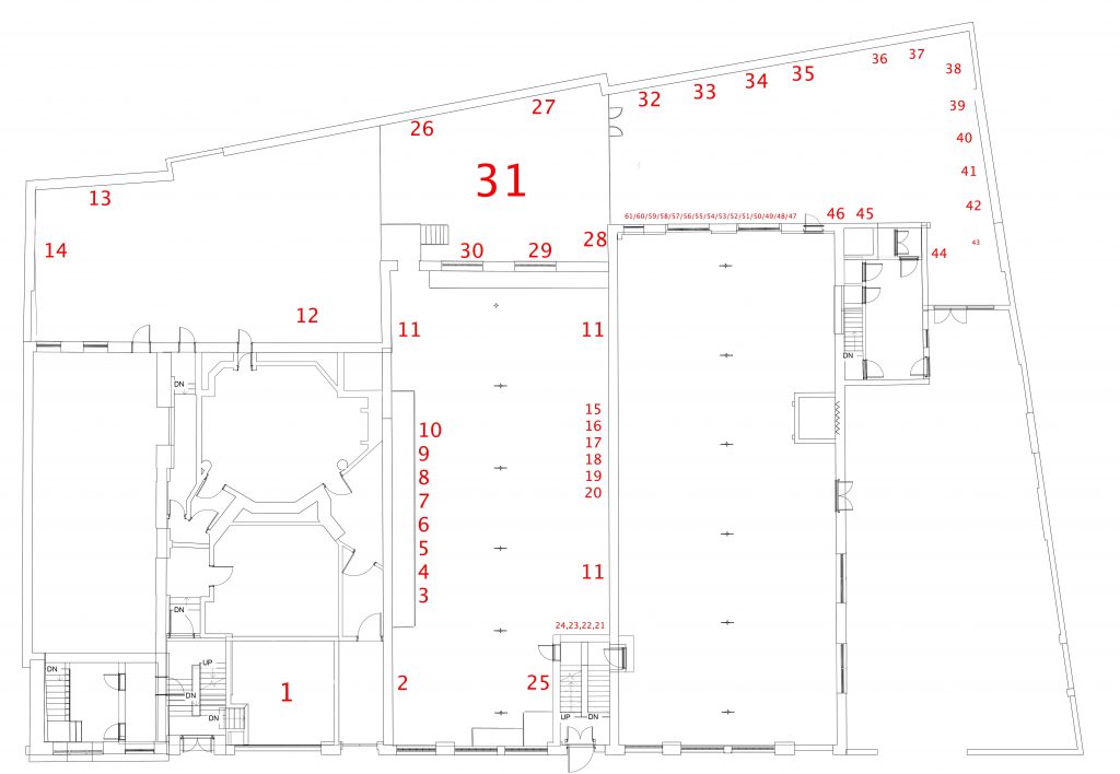 317-002 - Existing Lower Ground Floor Plan